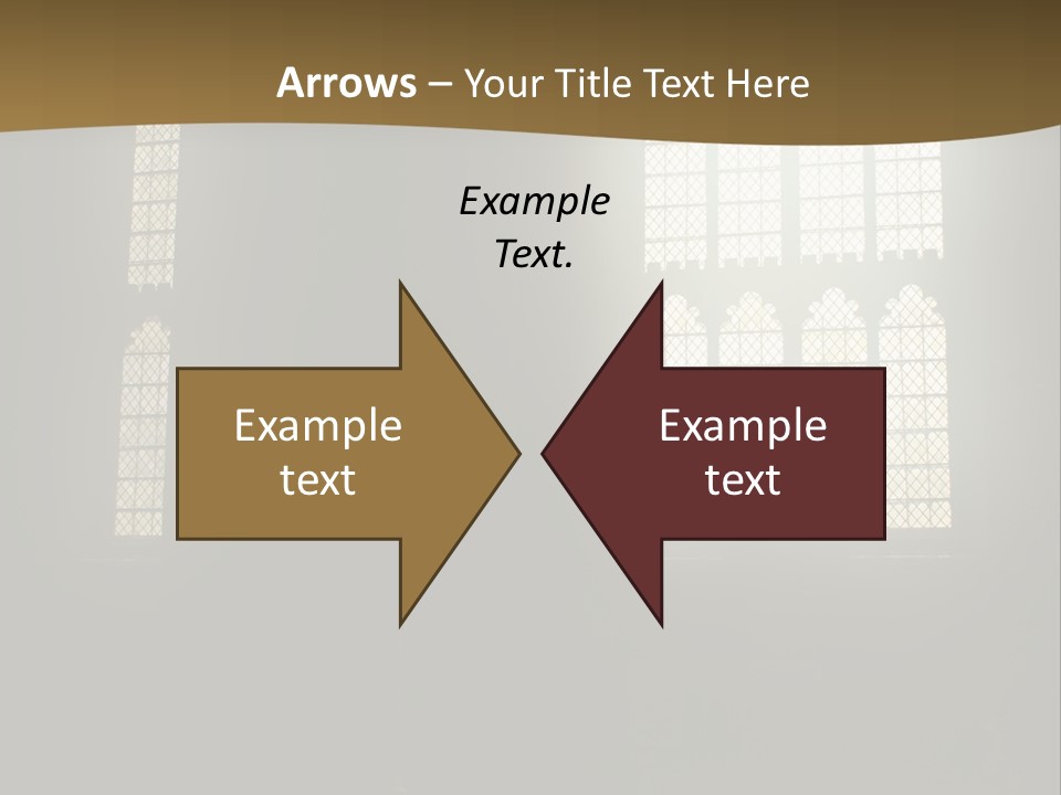 Inside Canterbury Cathedral PowerPoint Template
