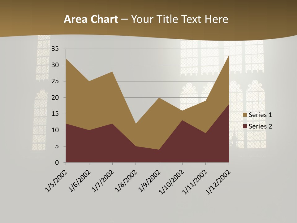 Inside Canterbury Cathedral PowerPoint Template