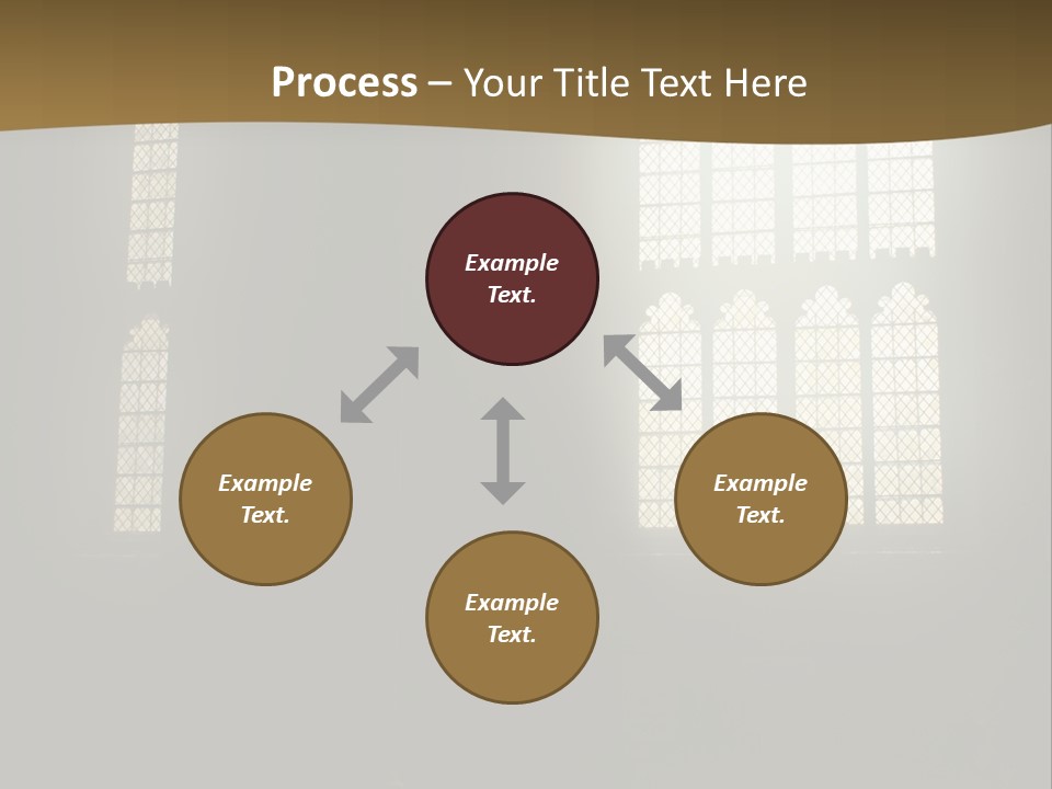 Inside Canterbury Cathedral PowerPoint Template