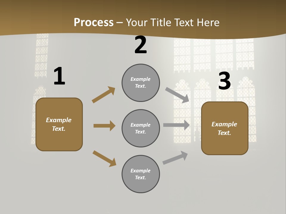 Inside Canterbury Cathedral PowerPoint Template