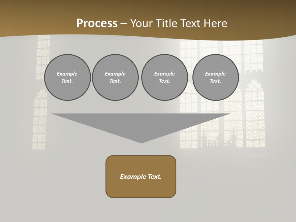 Inside Canterbury Cathedral PowerPoint Template