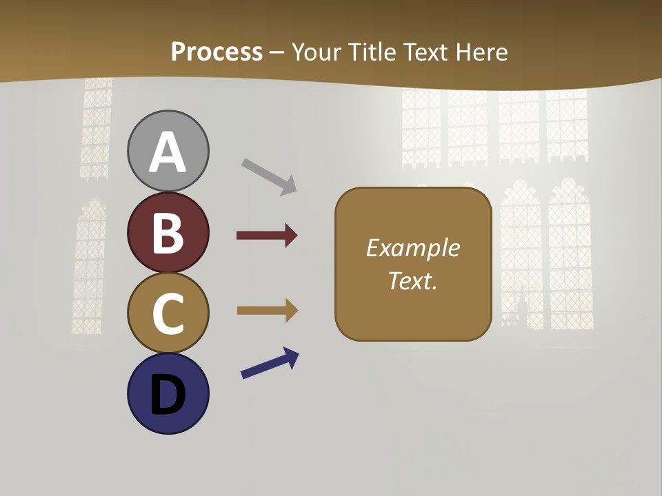 Inside Canterbury Cathedral PowerPoint Template
