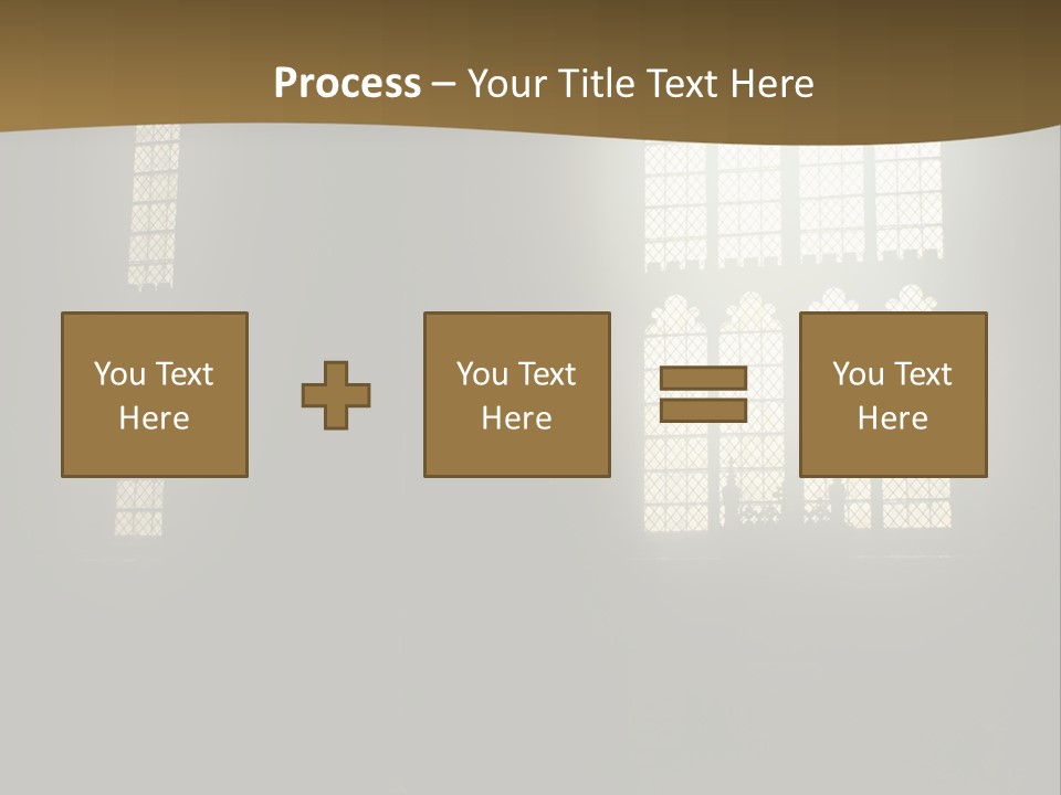 Inside Canterbury Cathedral PowerPoint Template