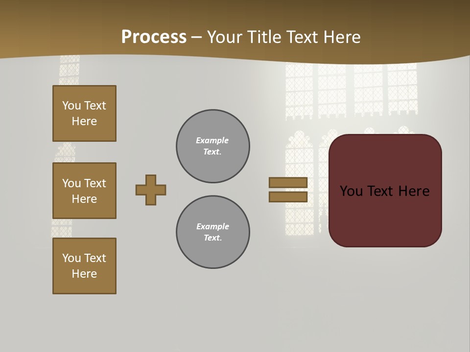 Inside Canterbury Cathedral PowerPoint Template