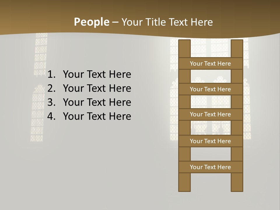 Inside Canterbury Cathedral PowerPoint Template