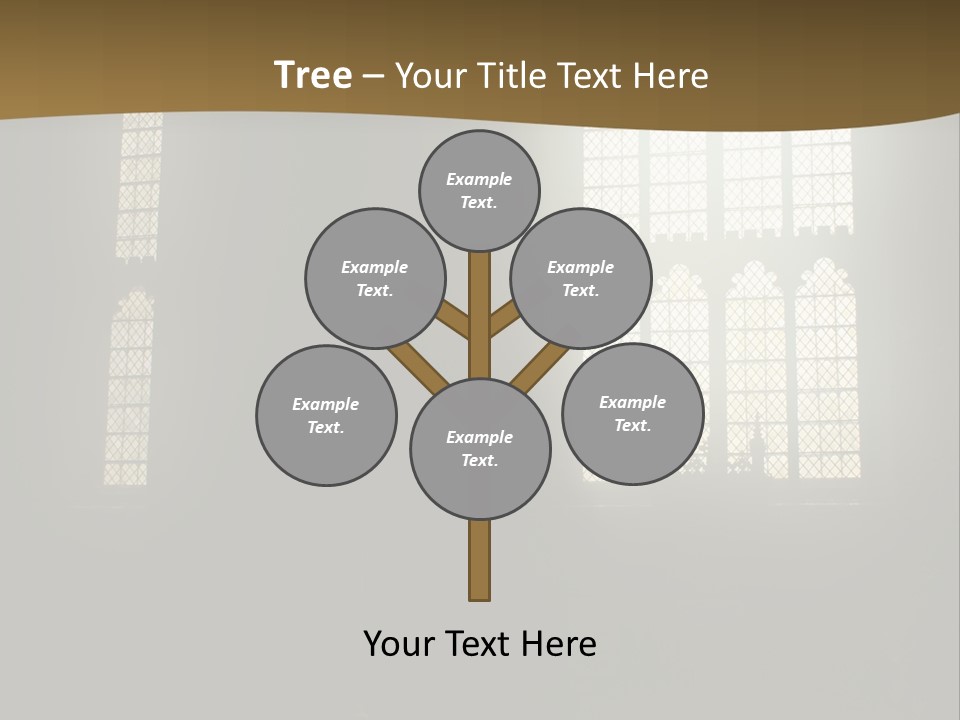 Inside Canterbury Cathedral PowerPoint Template
