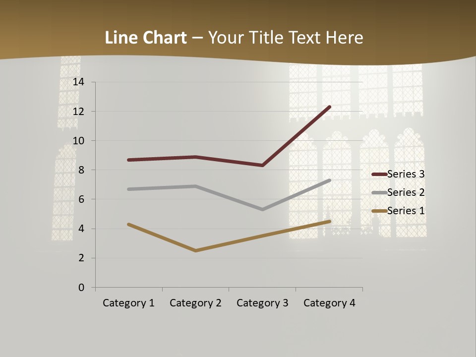 Inside Canterbury Cathedral PowerPoint Template