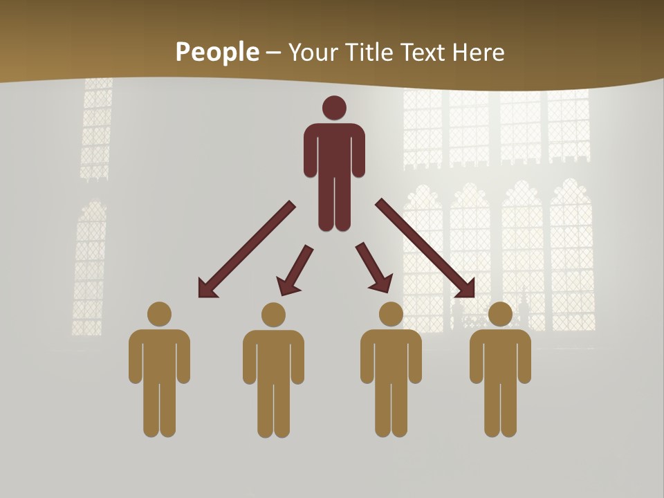 Inside Canterbury Cathedral PowerPoint Template