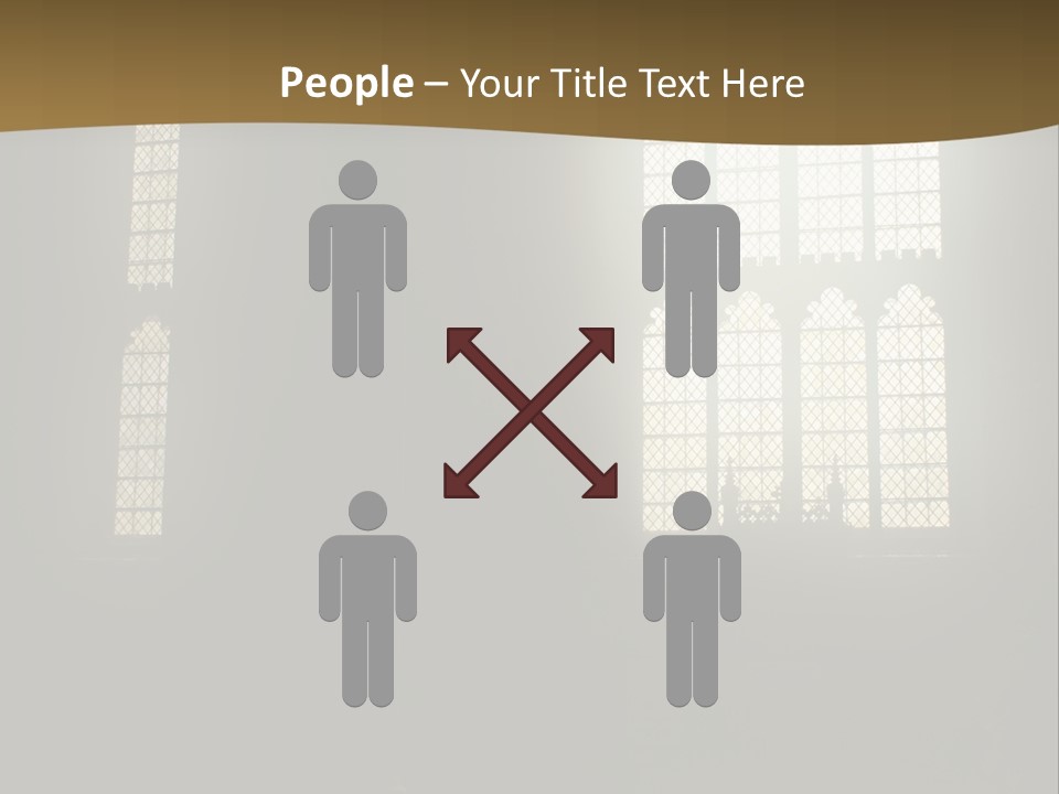 Inside Canterbury Cathedral PowerPoint Template