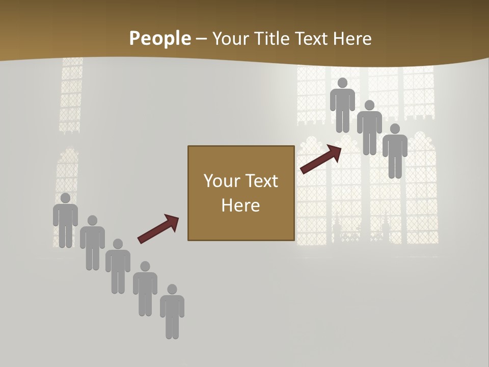 Inside Canterbury Cathedral PowerPoint Template