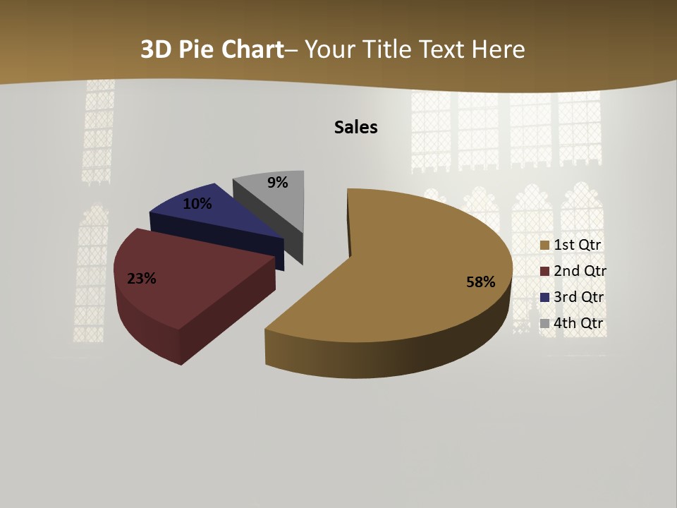 Inside Canterbury Cathedral PowerPoint Template