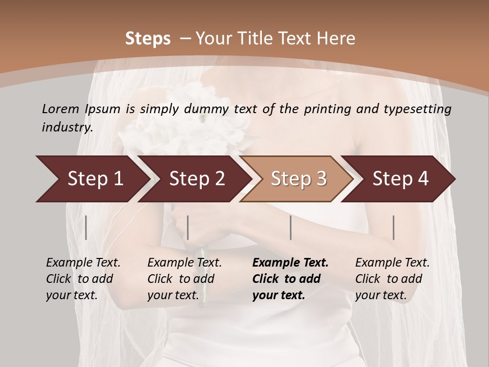 Studio Shot Of Frowning Young Bride In Wedding Dress And Veil PowerPoint Template