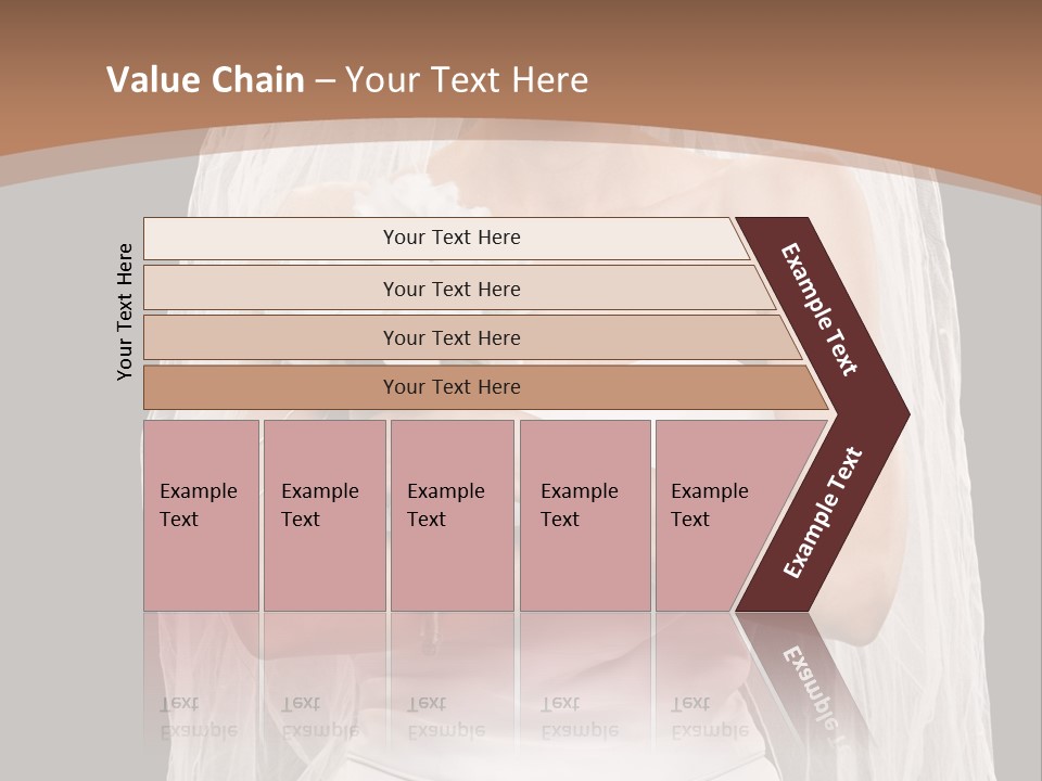 Studio Shot Of Frowning Young Bride In Wedding Dress And Veil PowerPoint Template