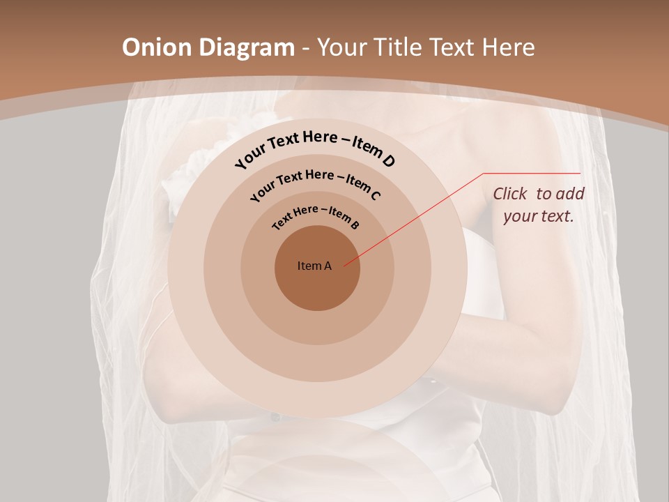 Studio Shot Of Frowning Young Bride In Wedding Dress And Veil PowerPoint Template