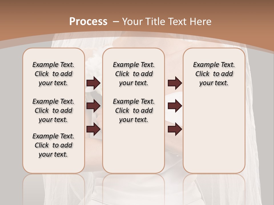 Studio Shot Of Frowning Young Bride In Wedding Dress And Veil PowerPoint Template