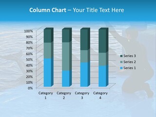 Dolphin Trainer Feeding Dolphins PowerPoint Template