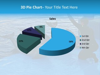 Dolphin Trainer Feeding Dolphins PowerPoint Template