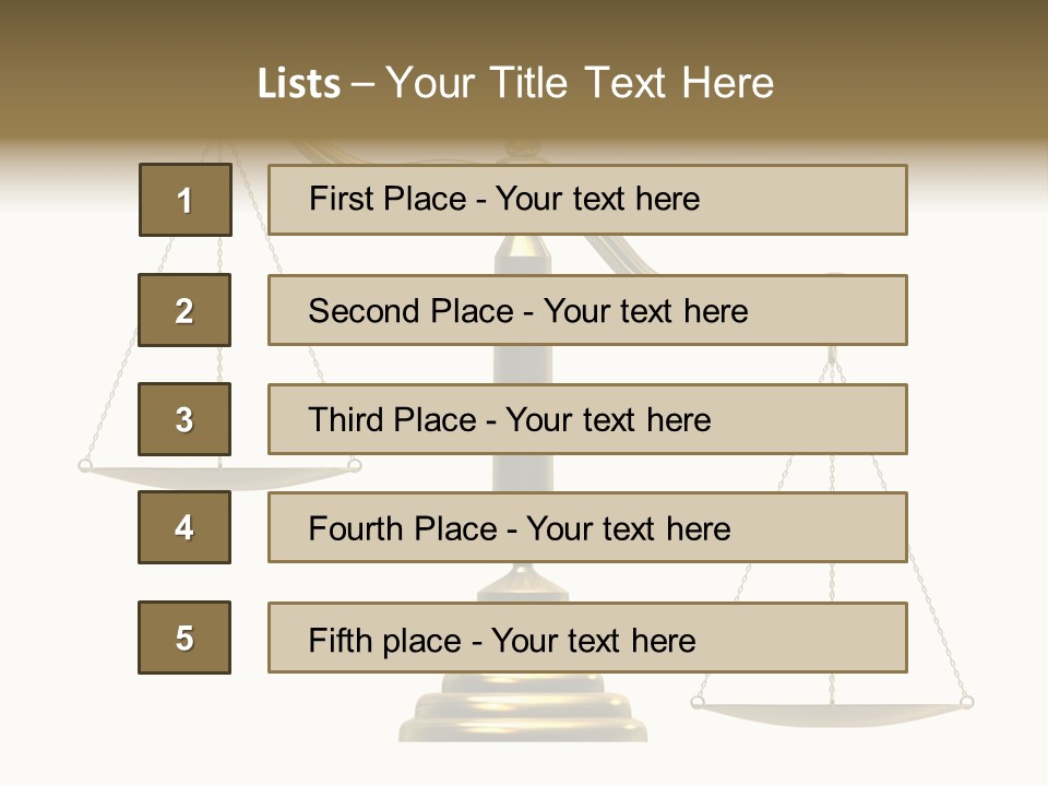 Libra/Scale PowerPoint Template