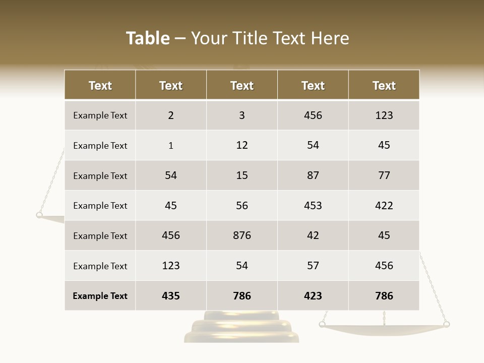 Libra/Scale PowerPoint Template