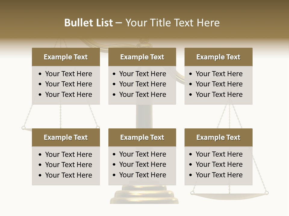 Libra/Scale PowerPoint Template