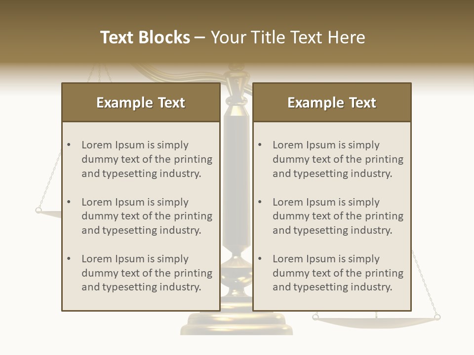Libra/Scale PowerPoint Template