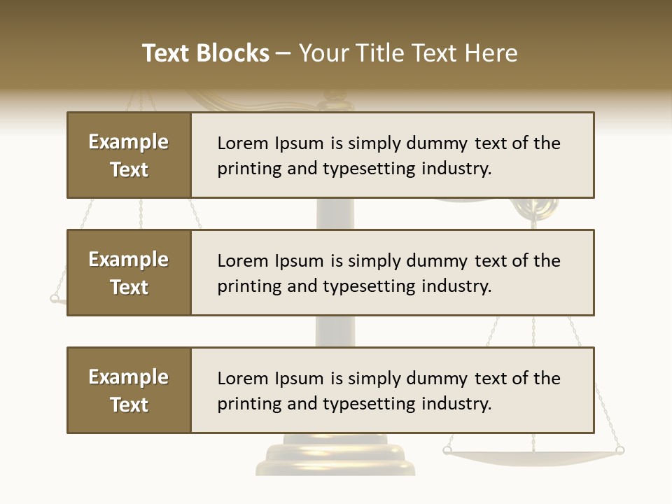 Libra/Scale PowerPoint Template