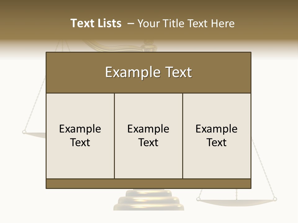 Libra/Scale PowerPoint Template