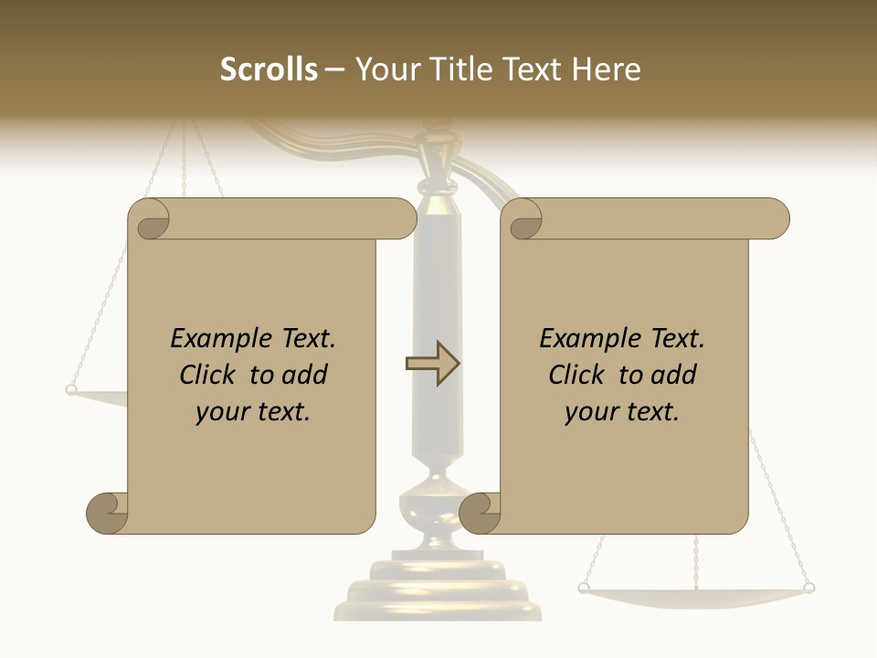 Libra/Scale PowerPoint Template
