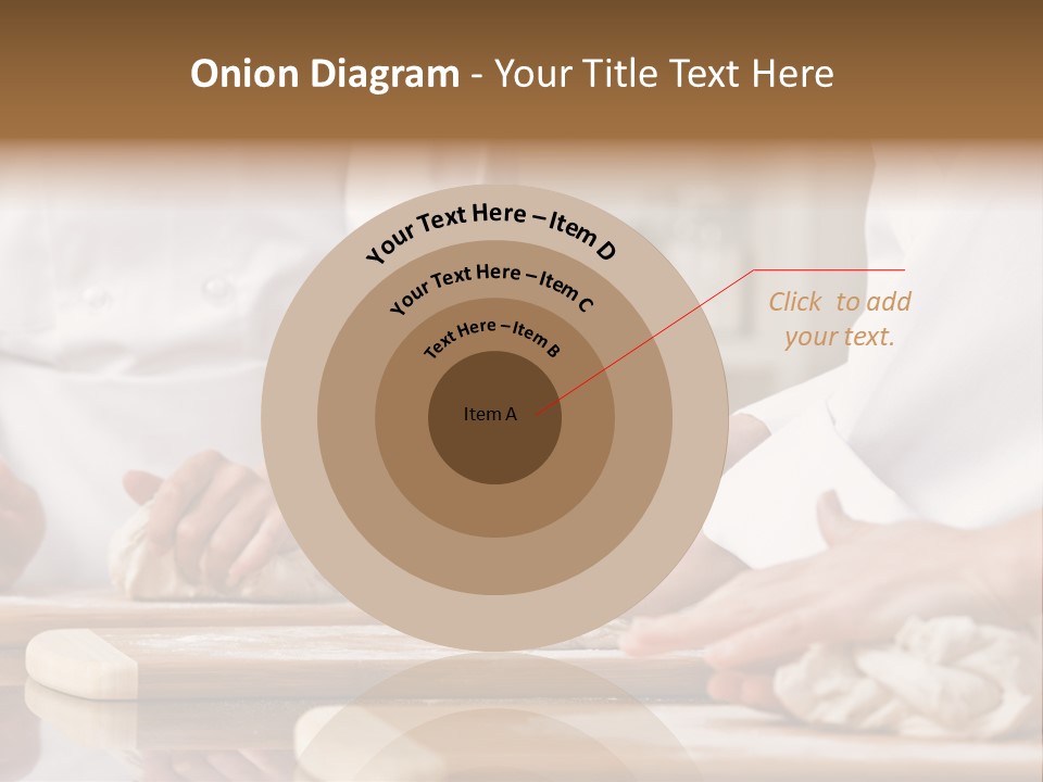 Chef Co-Workers In Toques And Chef?S Whites Kneading Dough In Commercial Kitchen PowerPoint Template