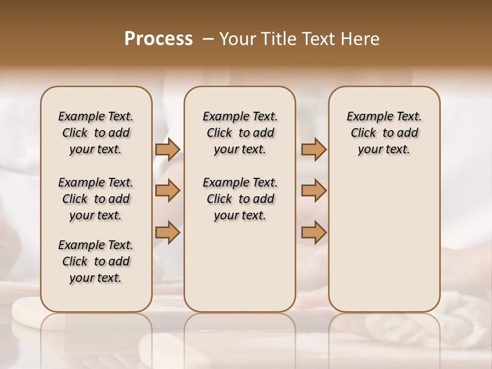 Chef Co-Workers In Toques And Chef?S Whites Kneading Dough In Commercial Kitchen PowerPoint Template
