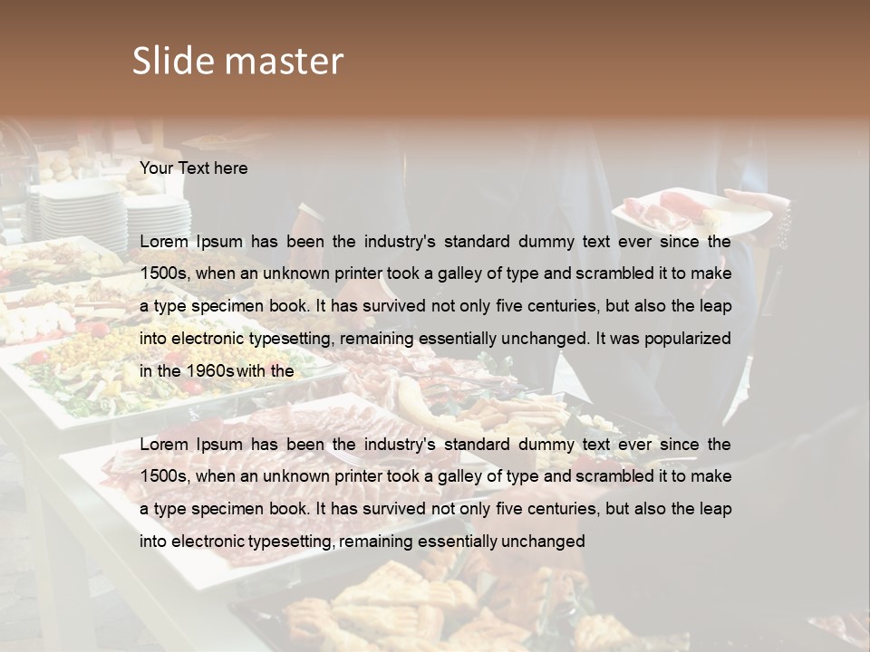Catering Food PowerPoint Template