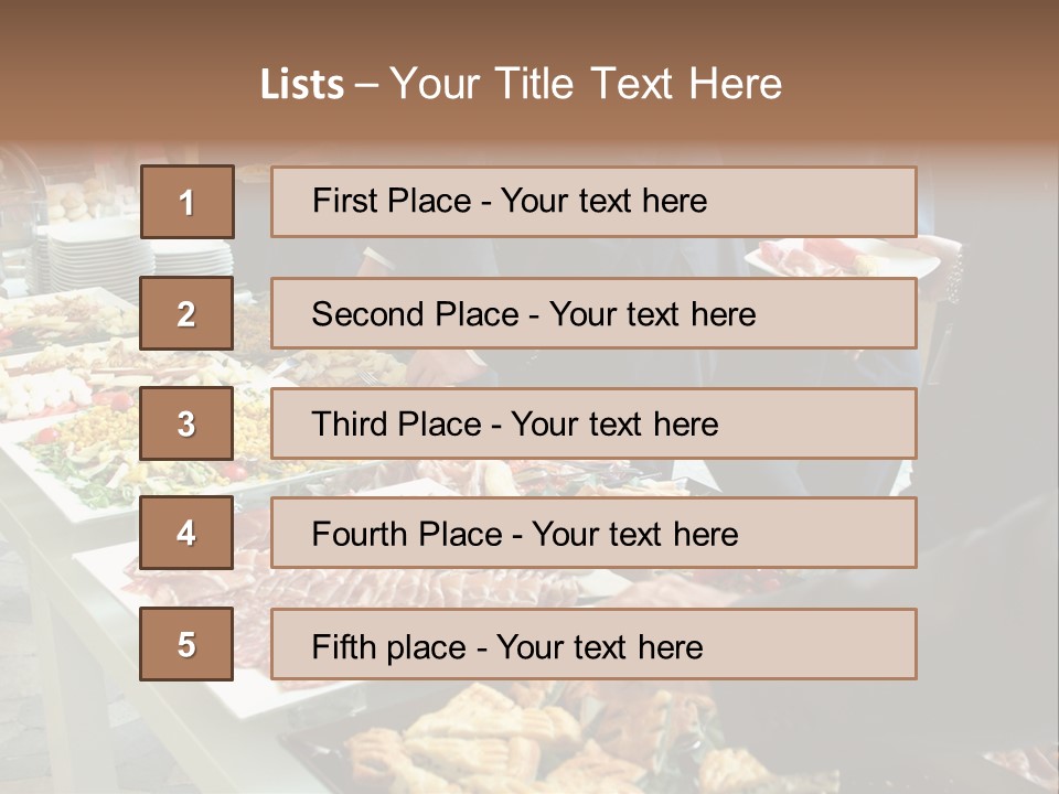 Catering Food PowerPoint Template