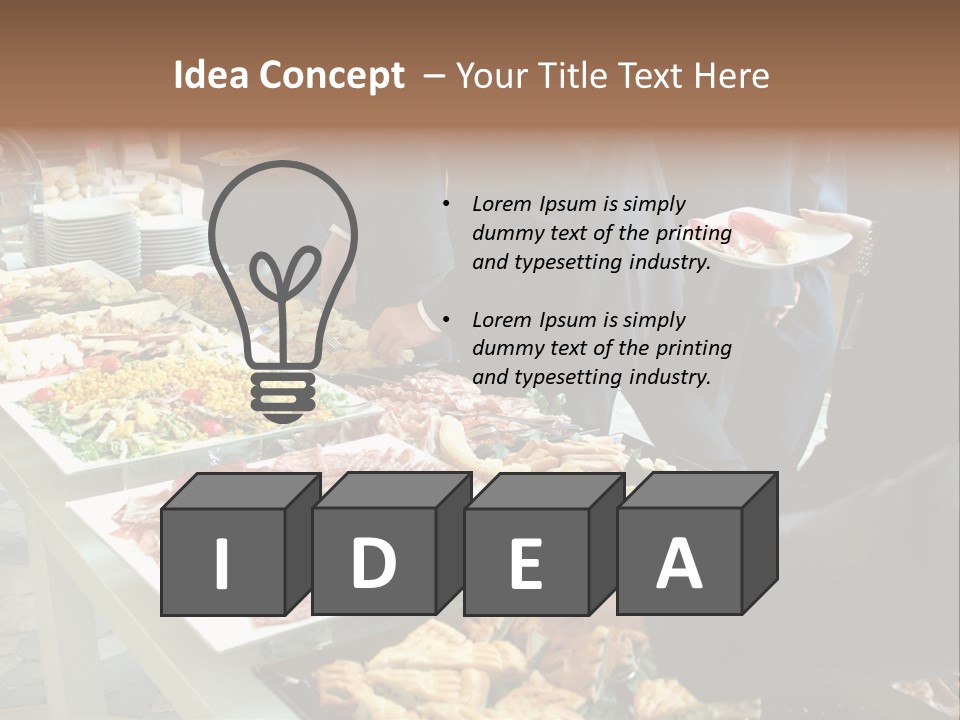 Catering Food PowerPoint Template