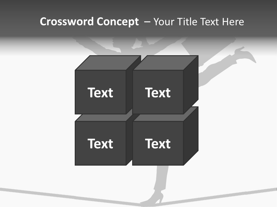 Vector Silhouette Graphic Depicting Concept: Woman Balancing Work And Home Stock Vector Illustration: PowerPoint Template