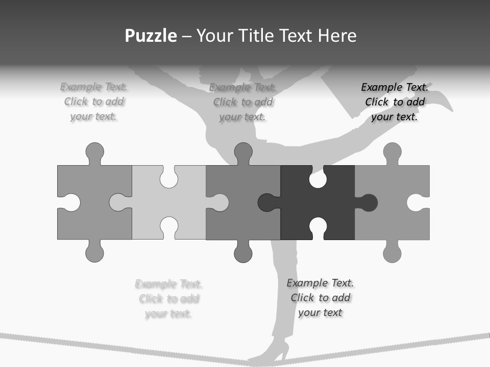 Vector Silhouette Graphic Depicting Concept: Woman Balancing Work And Home Stock Vector Illustration: PowerPoint Template