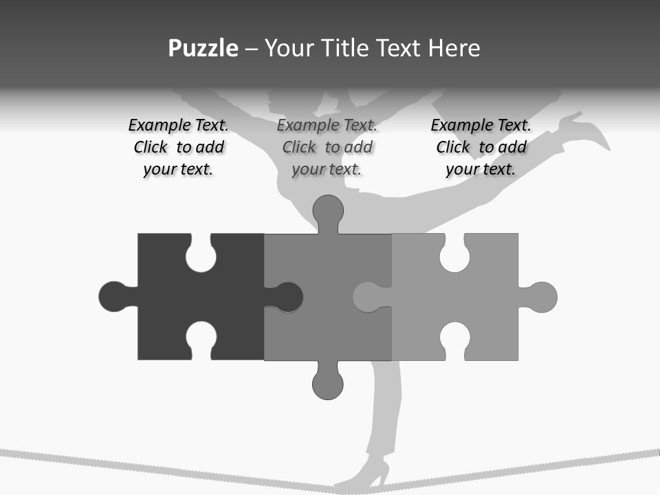 Vector Silhouette Graphic Depicting Concept: Woman Balancing Work And Home Stock Vector Illustration: PowerPoint Template