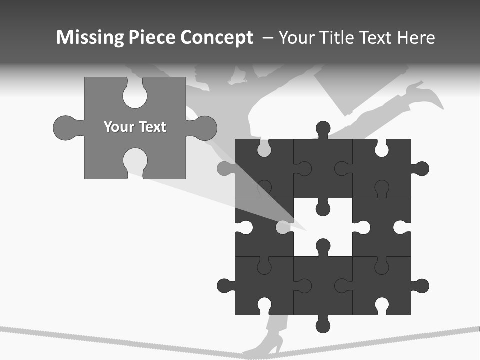 Vector Silhouette Graphic Depicting Concept: Woman Balancing Work And Home Stock Vector Illustration: PowerPoint Template