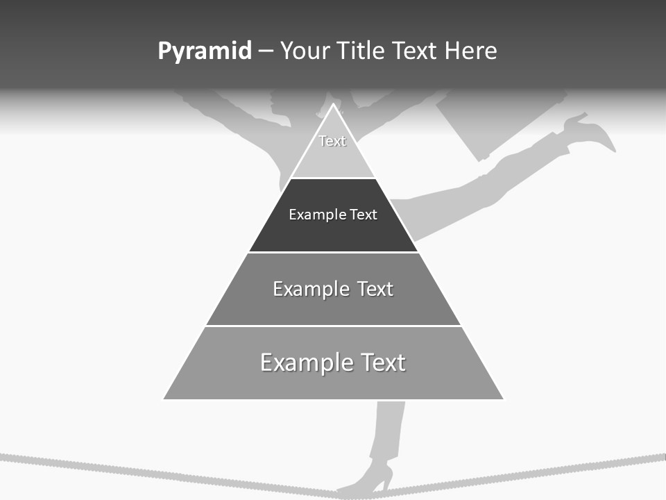 Vector Silhouette Graphic Depicting Concept: Woman Balancing Work And Home Stock Vector Illustration: PowerPoint Template