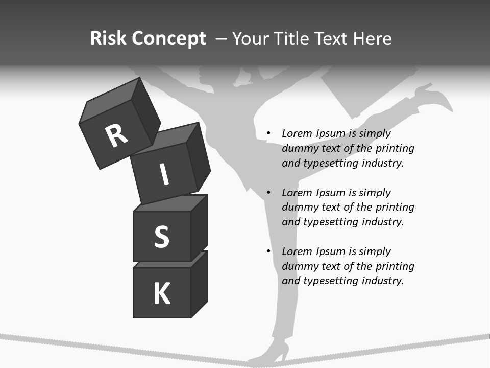 Vector Silhouette Graphic Depicting Concept: Woman Balancing Work And Home Stock Vector Illustration: PowerPoint Template