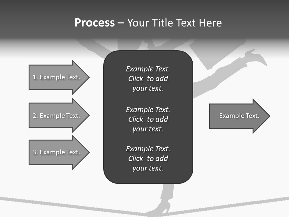 Vector Silhouette Graphic Depicting Concept: Woman Balancing Work And Home Stock Vector Illustration: PowerPoint Template