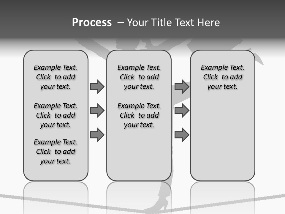 Vector Silhouette Graphic Depicting Concept: Woman Balancing Work And Home Stock Vector Illustration: PowerPoint Template