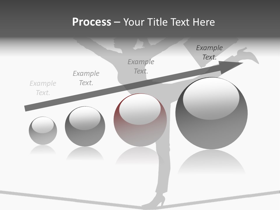 Vector Silhouette Graphic Depicting Concept: Woman Balancing Work And Home Stock Vector Illustration: PowerPoint Template