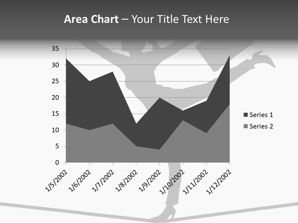 Vector Silhouette Graphic Depicting Concept: Woman Balancing Work And Home Stock Vector Illustration: PowerPoint Template
