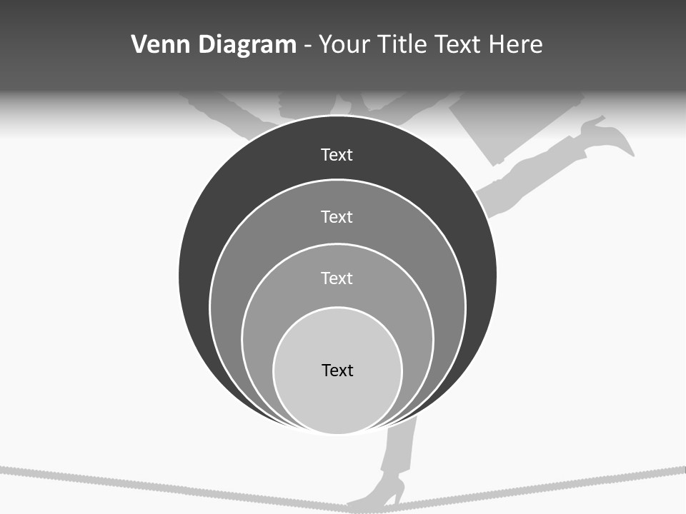 Vector Silhouette Graphic Depicting Concept: Woman Balancing Work And Home Stock Vector Illustration: PowerPoint Template