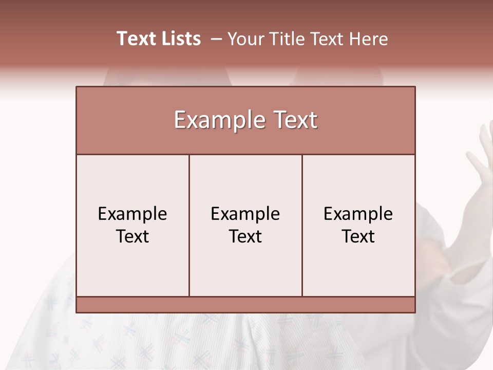 A Nervous Looking Patient About To Get His First Prostate Exam. The Doctor Is In The Background Putting On His Rubber Glove. Shallow Dof With Focus On The Patient's Face. PowerPoint Template