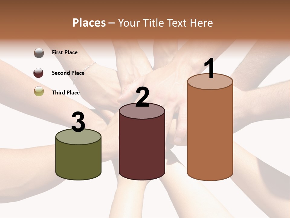 Hands Of My Friends PowerPoint Template