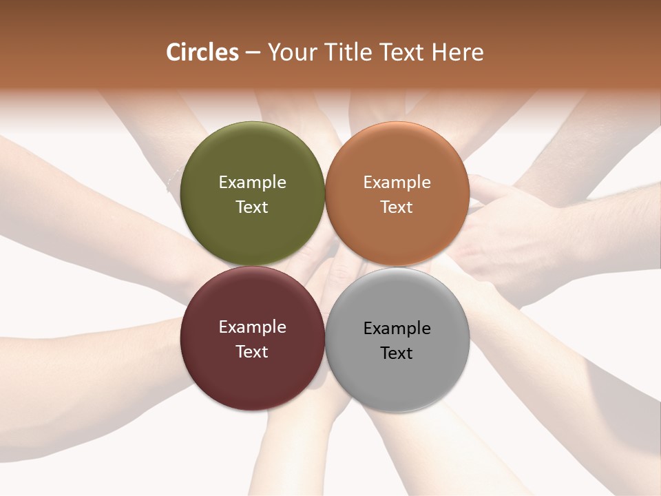 Hands Of My Friends PowerPoint Template