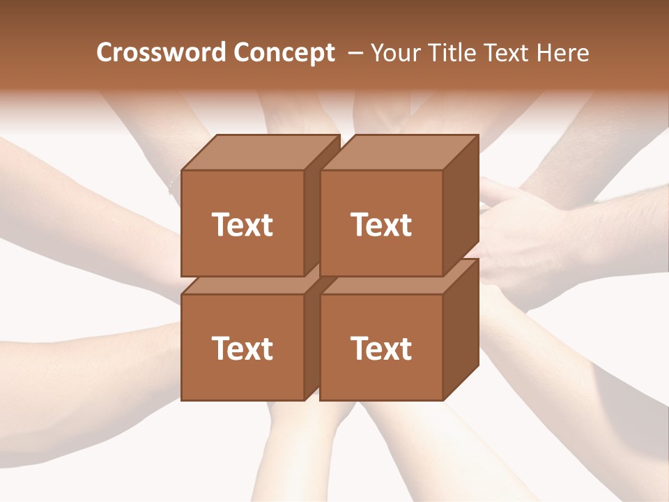 Hands Of My Friends PowerPoint Template