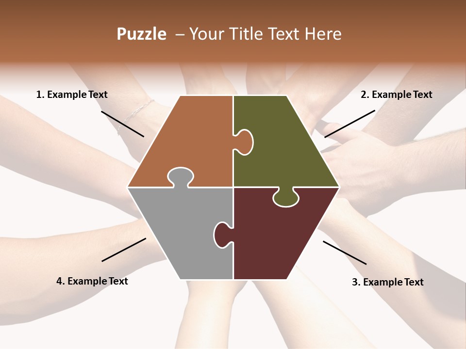 Hands Of My Friends PowerPoint Template