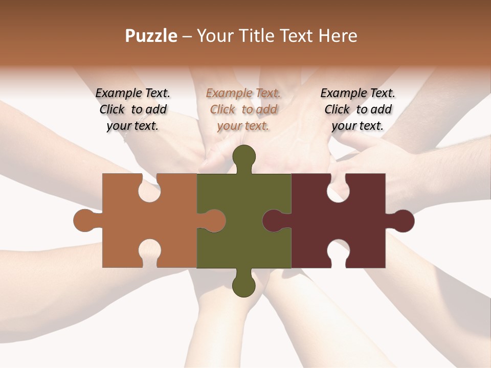 Hands Of My Friends PowerPoint Template